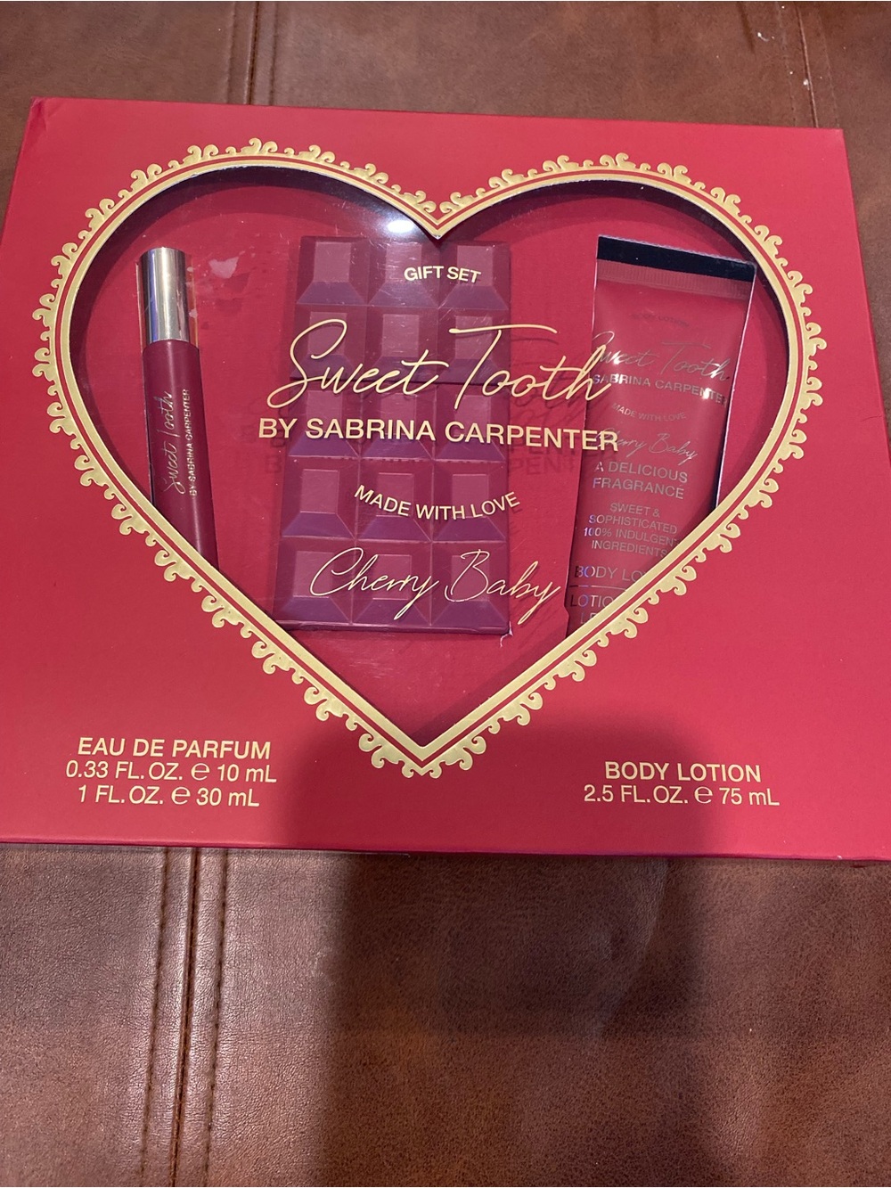 Sweet Tooth by Sabrina Carpenter Cherry Baby Gift Set